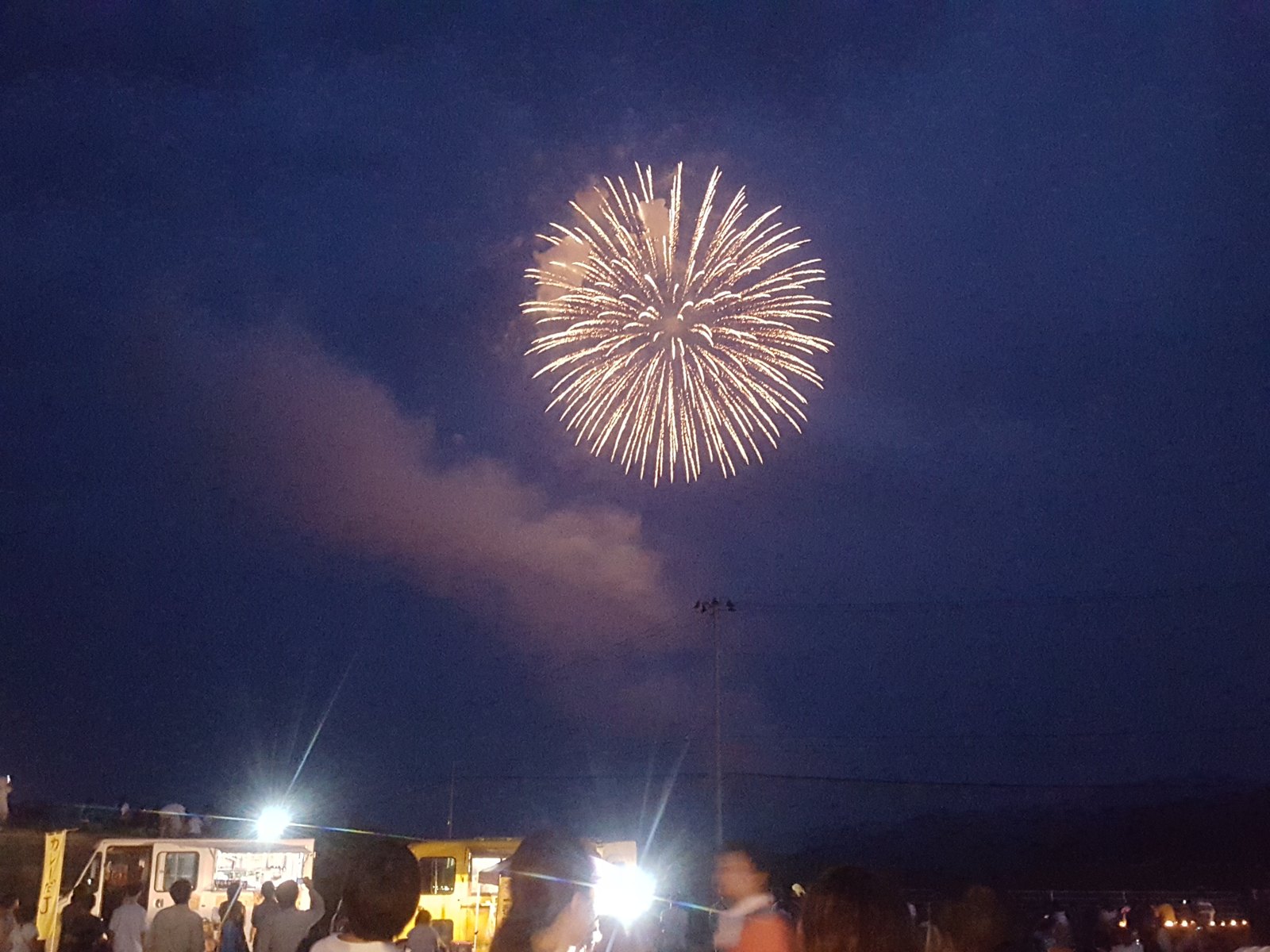LIGHT UP NIPPON 2015 大船渡市三陸町越喜来(花火)