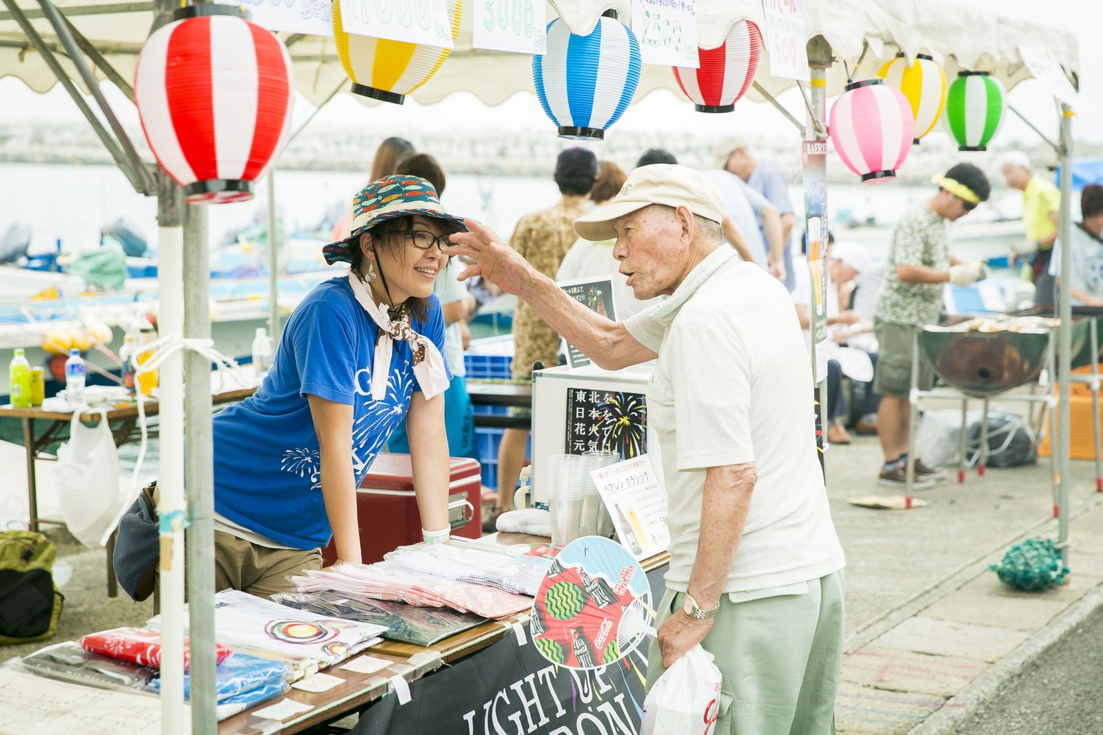 LIGHT UP NIPPON 2015 石巻市雄勝(会場)